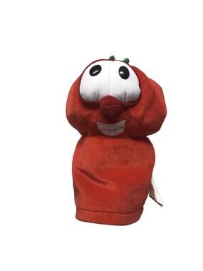 Veggie Tales Bob the Tomato 9” Plush Hand Puppet Toy CR Gibson Christian